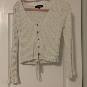 Off white Lulus long sleeve size small